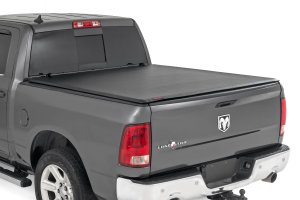 Ram 2500 Soft Roll Up Bed Cover - Rough Country - Matte Black - '11-'23